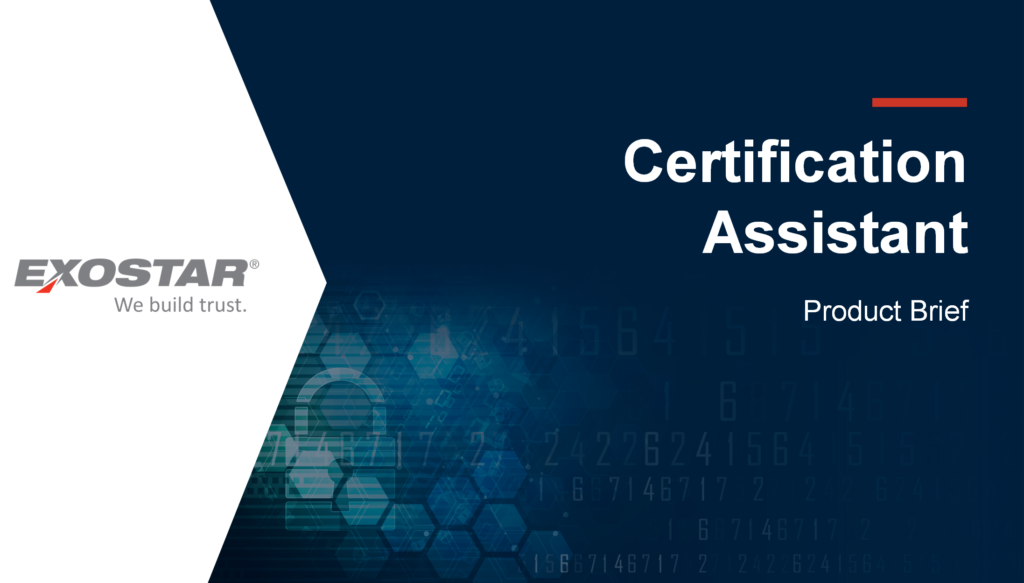 Certificate Assistant Product Brief Cover