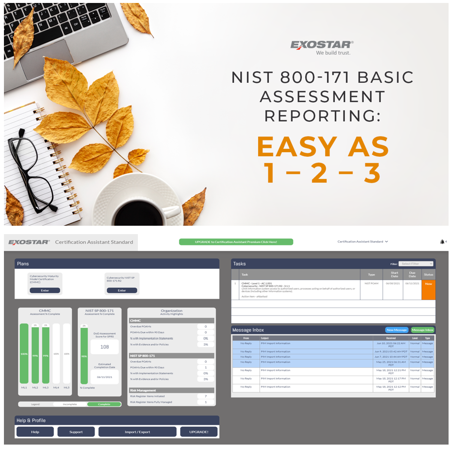 nist-800-171-and-cmmc-2-0-basic-assessment-exostar