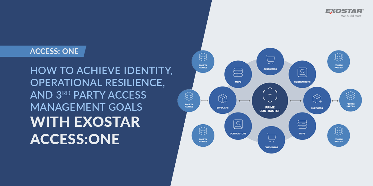 How to Simultaneously Achieve Identity, Operational Resilience, and Third Party Access Management Goals with Exostar Access: One