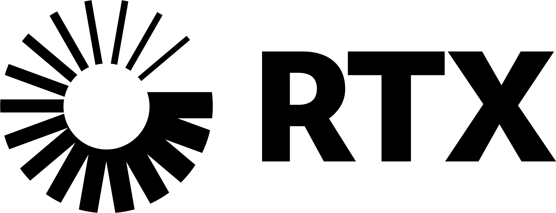 RTX (Raytheon Technologies) Logo, 2024